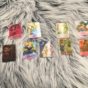 9pc bratz 3D card set collectible